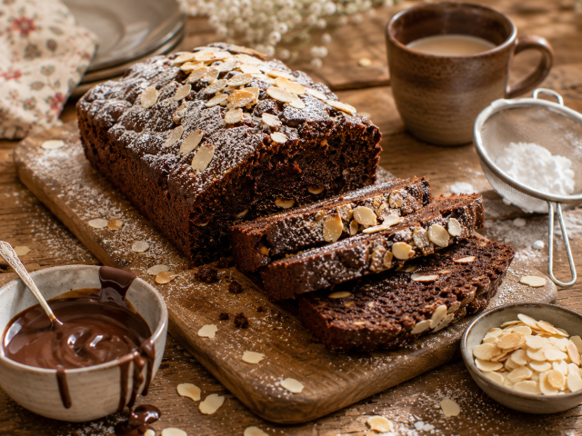 Chocolade Amandelcake