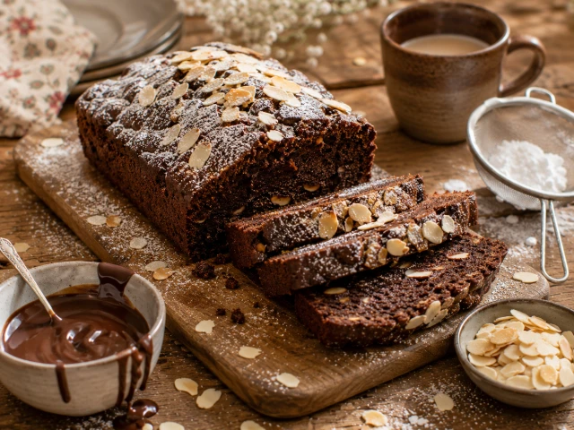 Chocolade Amandelcake